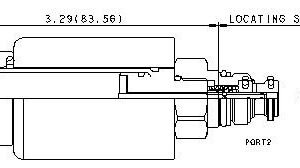 SUN HYDRAULICS 2-way, solenoid-operated directional spool valve - pilot capacity (DAALMCN224)